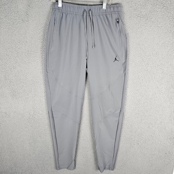 Nike Jordan Sport Jumpman Dri-FIT Woven Pants Smoke Grey Men's Size S FN5840-084